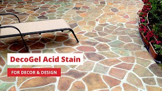 All Things Deco Gel Acid Stain Gel Perfect for Decor and Design [upl. by Tfat586]