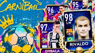 CARNIBALL BUNDLE PACKS OPENING  WE GOT CARNIBALL MASTERS  Prime icon Rivaldo in fifa Mobile 19 [upl. by Ahsela]