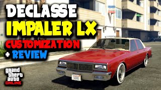 NEW Declasse Impaler LX Chevrolet Caprice Customization  Review  GTA Online [upl. by Rotsen391]