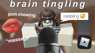 asmr roblox brain tingling massage and whispers [upl. by Treacy]