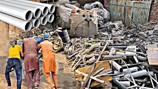 Turning Plastic Waste into Powerful PVC Pipes A Full Transformation Process [upl. by Fox]