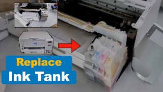 Epson ET 3830 Ink Tank Replacement  Remove Repair or Replace Ink Tanks Epson EcoTank Printers [upl. by Quincey405]