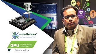 Demo 360° Video Stitching using TRICAM with NVIDIA® Jetson™ TX2 Development Kit  GTC19 [upl. by Netsew517]