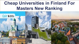 CHEAP UNIVERSITIES IN FINLAND FOR MASTERS NEW RANKING [upl. by Curhan556]