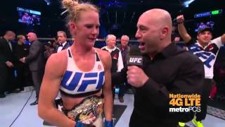 UFC 193 Holly Holm Octagon Interview [upl. by Aital359]