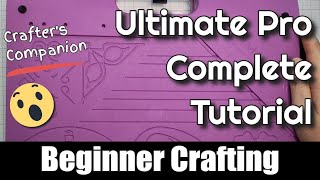 How to use every feature of Crafters Companion Ultimate Pro crafting tool Full tutorial artawry [upl. by Braun]