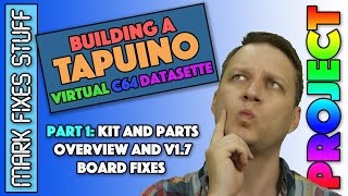 Building a Tapuino Virtual C64 Datasette Pt 1  Whats in the kit and V17 mods  Commodore SD Card [upl. by Divan691]