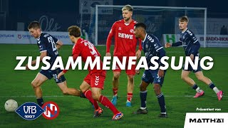 Zusammenfassung VfB Oldenburg  Eintracht Norderstedt 18 Spieltag [upl. by Alinoel381]