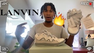 LANVIN CURB SNEAKER REVIEW  TRY ON  THESE ARE HEAT 🤯🔥‼️ [upl. by Isnyl]