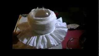 Starching an Elizabethan Ruff [upl. by Devad]