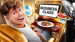 Ich fliege zum 1 Mal BUSINESS CLASS nach NEW YORK [upl. by Bayless]