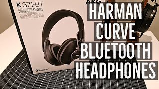 AKG K371BT Bluetooth Headphones Unboxing [upl. by Aivatnahs]