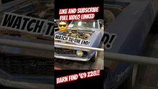 Check out this Barn Find ‘69 z28 at mcacn mcacn barnfind z28 carsofyoutube fyp [upl. by Saidnac992]