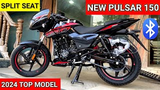 New 2024 Bajaj Pulsar 150 Split Seat Review  pulsar 150 new model 2024  pulsar 150  pulsar bike [upl. by Noeht]