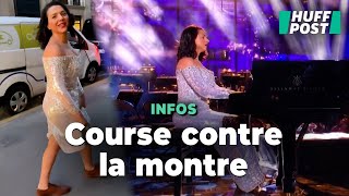 Khatia Buniatishvili a dû finir son trajet à pied dans Paris pour ne pas rater son concert [upl. by Mackie]