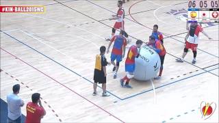 SPAIN vs JAPAN vs SWITZERLAD  KINBALL® WORLD CUP 2015 MALE 13 SEMIFINAL1 [upl. by Enak]