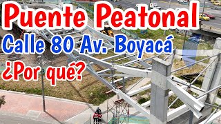 Puente Peatonal Av Boyacá con Calle 80 [upl. by Sammy]