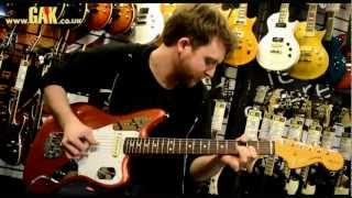 Fender  Johnny Marr Jaguar Demo at GAK [upl. by Flori]