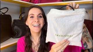 One Longchamp unboxing and one Longchamp Reveal 💖 [upl. by Brande]