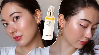 DALBA SPRAY SERUM REVIEW ✨ Simple  Quick AM Routine GlowSerum [upl. by Assener]