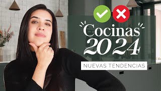 Diseños de COCINAS MODERNAS  Tendencias 2024  Interiorsself [upl. by Esilec]