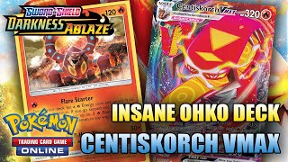 CENTISKORCH V MAX ONE SHOTS EVERYTHING IN THE GAME Post Rotation  Pokemon TCG [upl. by Enial]