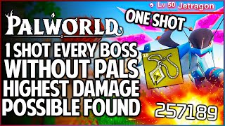 Palworld  This is BIG  How to Kill ANYTHING in 1 Hit  Highest Damage Possible  Attack Guide [upl. by Nolyak539]