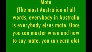 How to speak Australian [upl. by Armin]