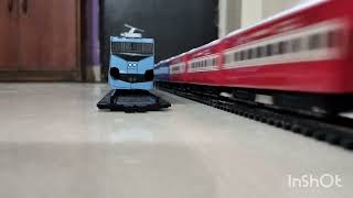 ASMR Indian Passenger Train Passby WAG12 Locomotive Model  video asmr train modeltrains short [upl. by Onurb]