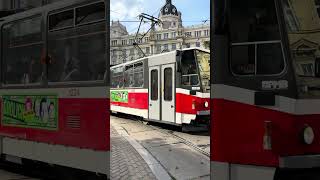 🇨🇿Tram in Brno Czechia Česká republika Video 3 9 2024 4 40 20 PM [upl. by Wirth]