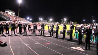 Lakewood Ranch High School Marching Band 2015 Drumline 10215 [upl. by Lleznol575]