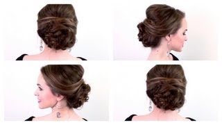 5 Minute Party Updo [upl. by Ahterahs451]