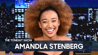 Amandla Stenberg Talks The Acolyte and Crashing a Furry Convention Plays Star Wars Theme on Violin [upl. by Arda]