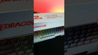 Check out the Redragon K617 RGB Fizz mechanical keyboard featuring gradient gray keycaps redragon [upl. by Oakleil]