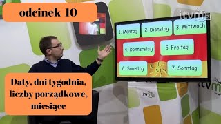 Niemiecki w parę minut 10  daty dni tygodnia miesiące liczby porządkowe [upl. by Lonergan]