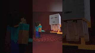 Mincraft ghast vs real life ghast virralmincraftshorts [upl. by Egiedan]