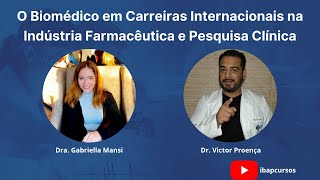 Biomédico na Indústria Farmacêutica e Pesquisa Clínica  Entrevista Gabriella Mansi [upl. by Sula]