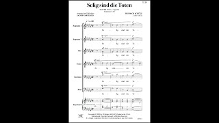 Selig sind die Toten Heinrich Schütz arr Jacob Narverud SSATBB Choir a cappella [upl. by Robma]