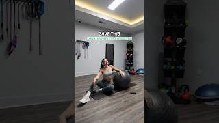 Stability ball AB WORKOUT abs core absworkout abworkout abschallenge sixpack coreworkout [upl. by Aramas]