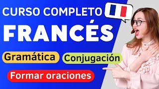 Aprender francés rápido 😱 GRAMÁTICA francesa  CONJUGACIÓN en francés  Formar oraciones  Curso 8 [upl. by Onofredo641]