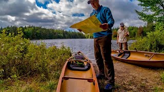 St Regis Canoe Area Canoeing to a remote Adirondack leanto l Hornbeck Canoe l Storm l Military [upl. by Aynwat]