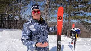 NS SKI TEST DRIVE Volkl Mantra M6 [upl. by Enoob990]