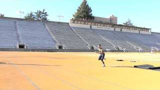 inika mcpherson high jump practice [upl. by Aizatsana]