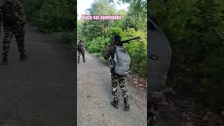 Black cat commondo police military security foji cisf yt trending blackcat ytshorts [upl. by Bergerac358]