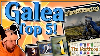 Galea Kindler of Hope  Commander Top 5  EDH  The Pantheon  Ep100 [upl. by Halladba383]