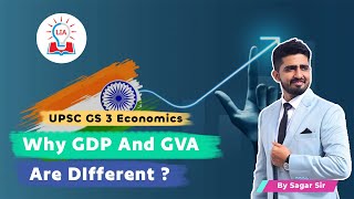 GDP Vs GVA  What is Gross Value Added GVA amp How is it Different From GDP  UPSC  Legacy IAS [upl. by Atinek408]