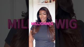 This is a onetime styled wig do you like it😘 millionwig humanhairwig lacewigs [upl. by Etnaik]