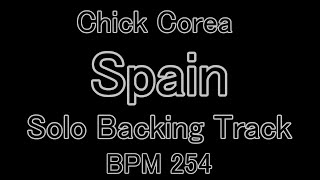 Chick Corea Spain Solo Backing Track BPM254 [upl. by Atiz587]