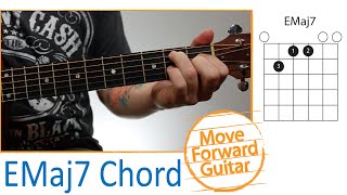 Guitar Chords for Beginners  EMaj7 [upl. by Yanat]