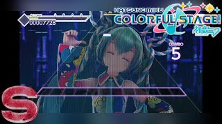 Hatsune Miku Colorful Stage  Lucky☆Orb Master  SRank Full Combo [upl. by Adoree691]